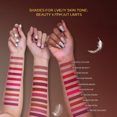 Faces Canada Cocoa Crush package label detail highlighting ingredient and shade clarity benefit