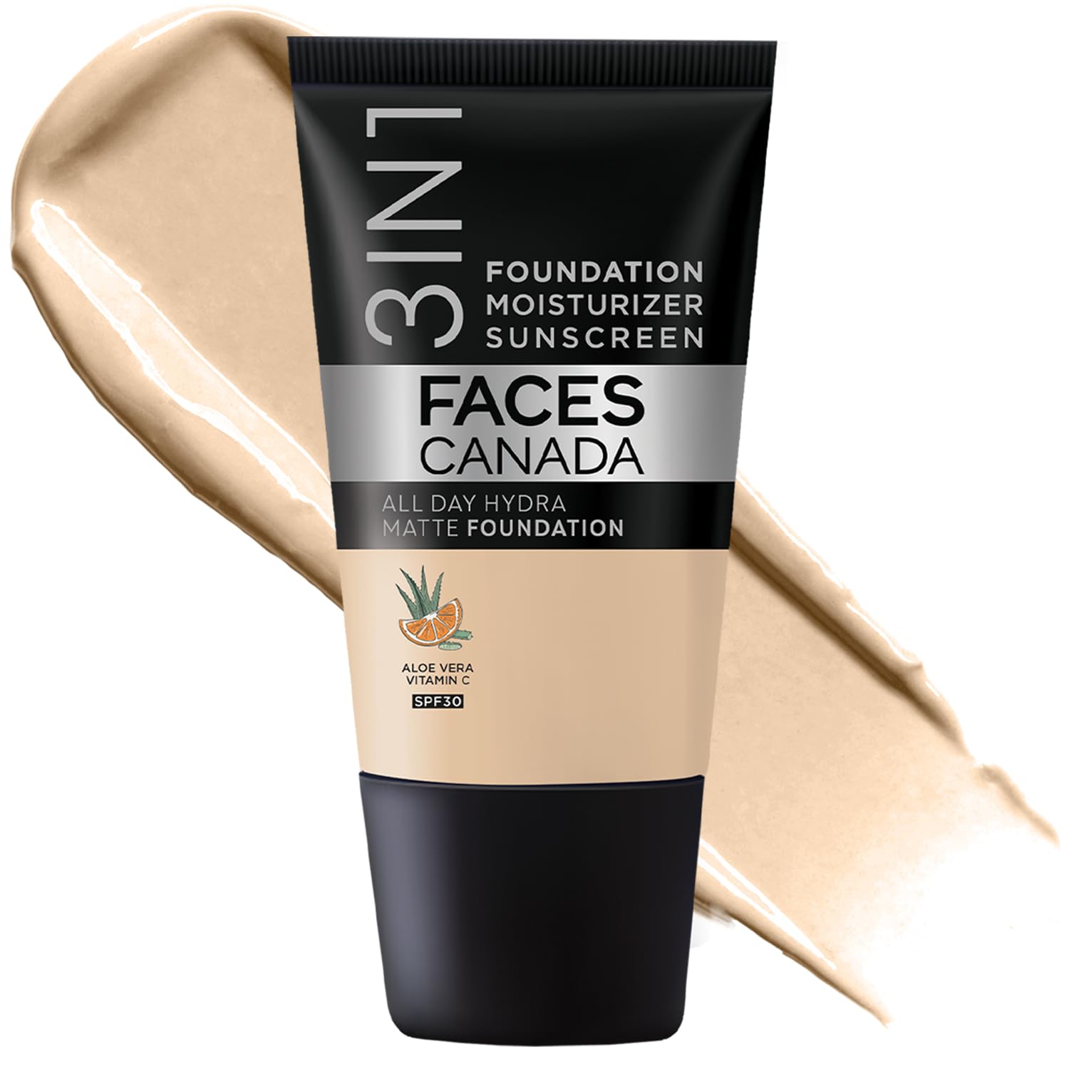 Facescanada front packaging showing compact 15ml tube and label benefit