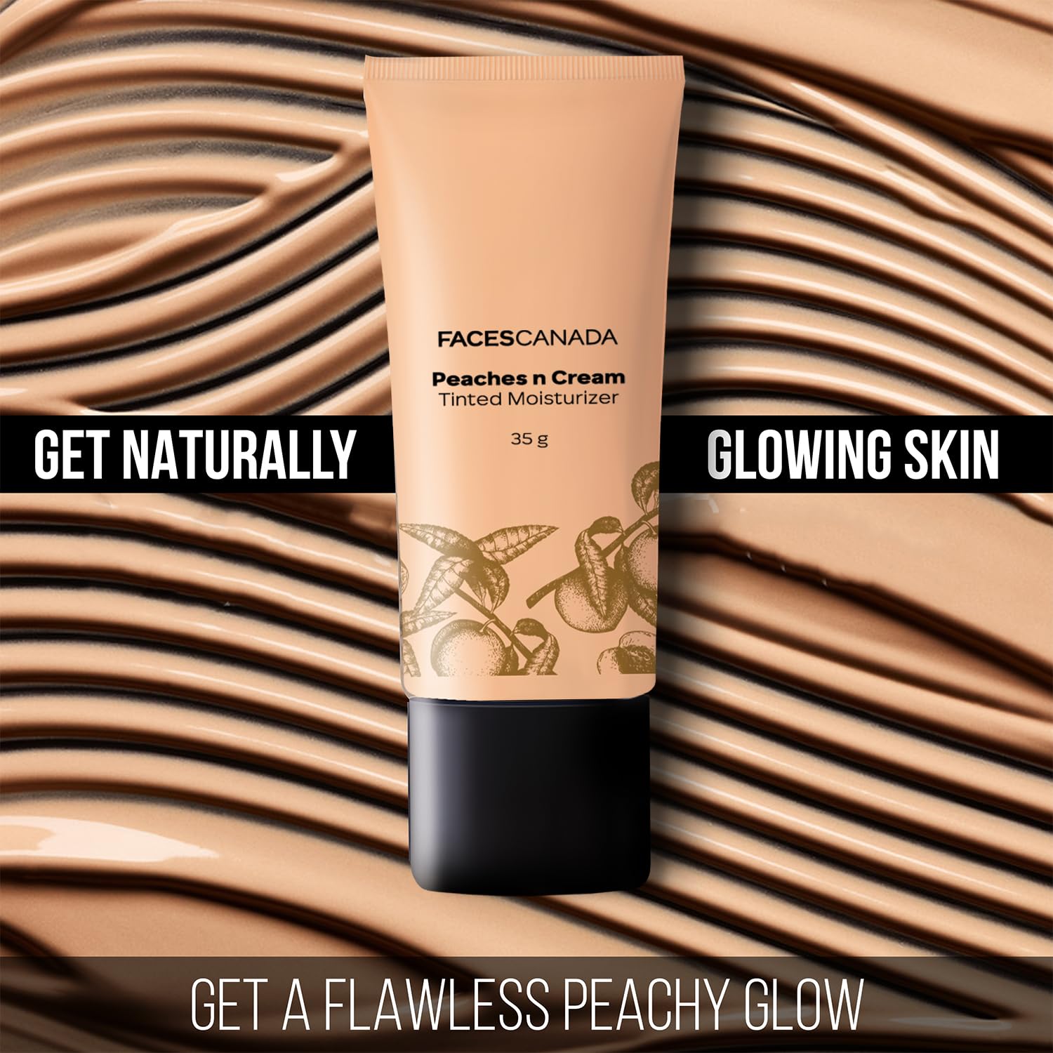 FACESCANADA open tube label detail showing ingredient clarity and use tips