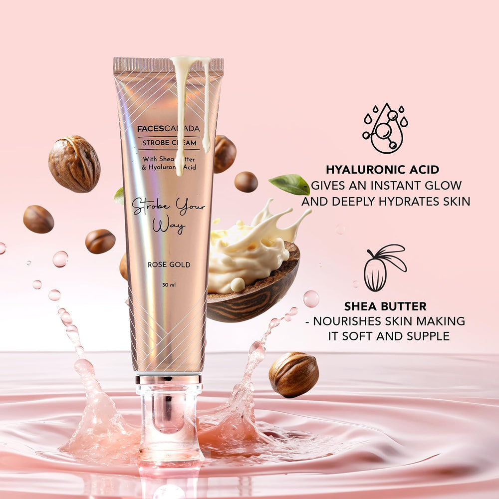 FACESCANADA hand swatches showing blendable glow and visible hydration