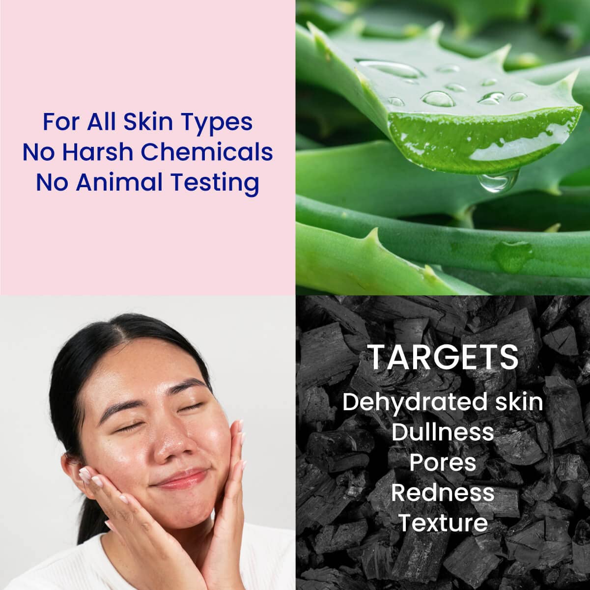 FACETORY individual mask close-up displaying material and concentrated essence benefit hydration