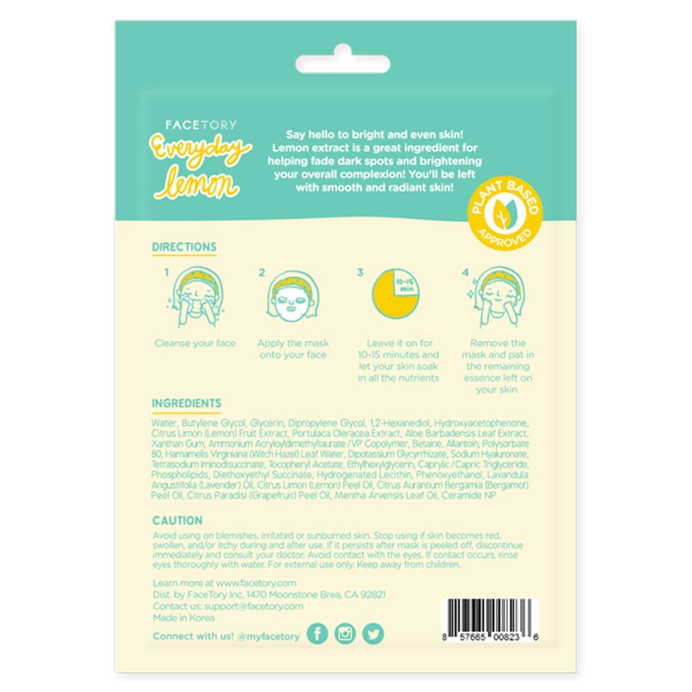 FACETORY mask on bathroom shelf conveying everyday self-care routine