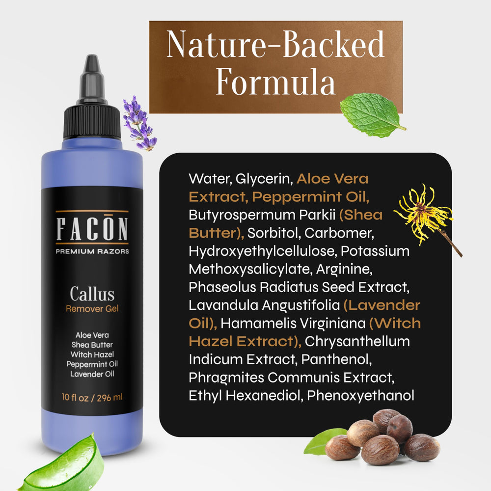 FACON smooth heel after exfoliation illustrating softer, rejuvenated skin result
