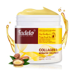 Fadelo front label showing product name and volume, clear professional packaging benefit