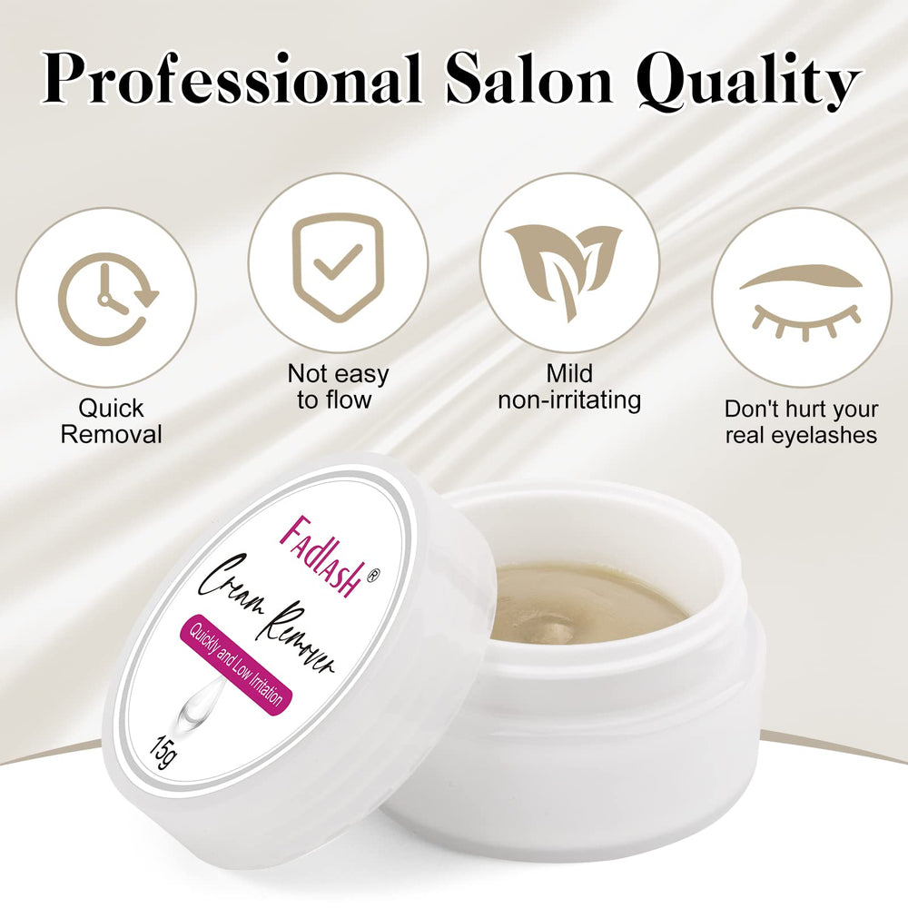 FADLASH cream texture close-up demonstrating gentle consistency and control