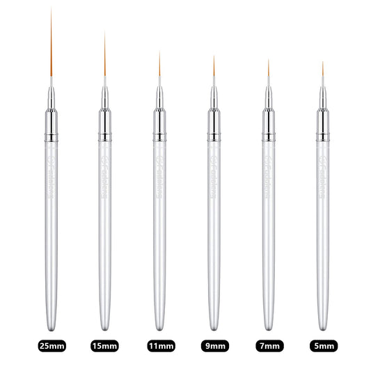 close-up of Fadoleng brush bristles highlighting fine tapered tips for precise line control