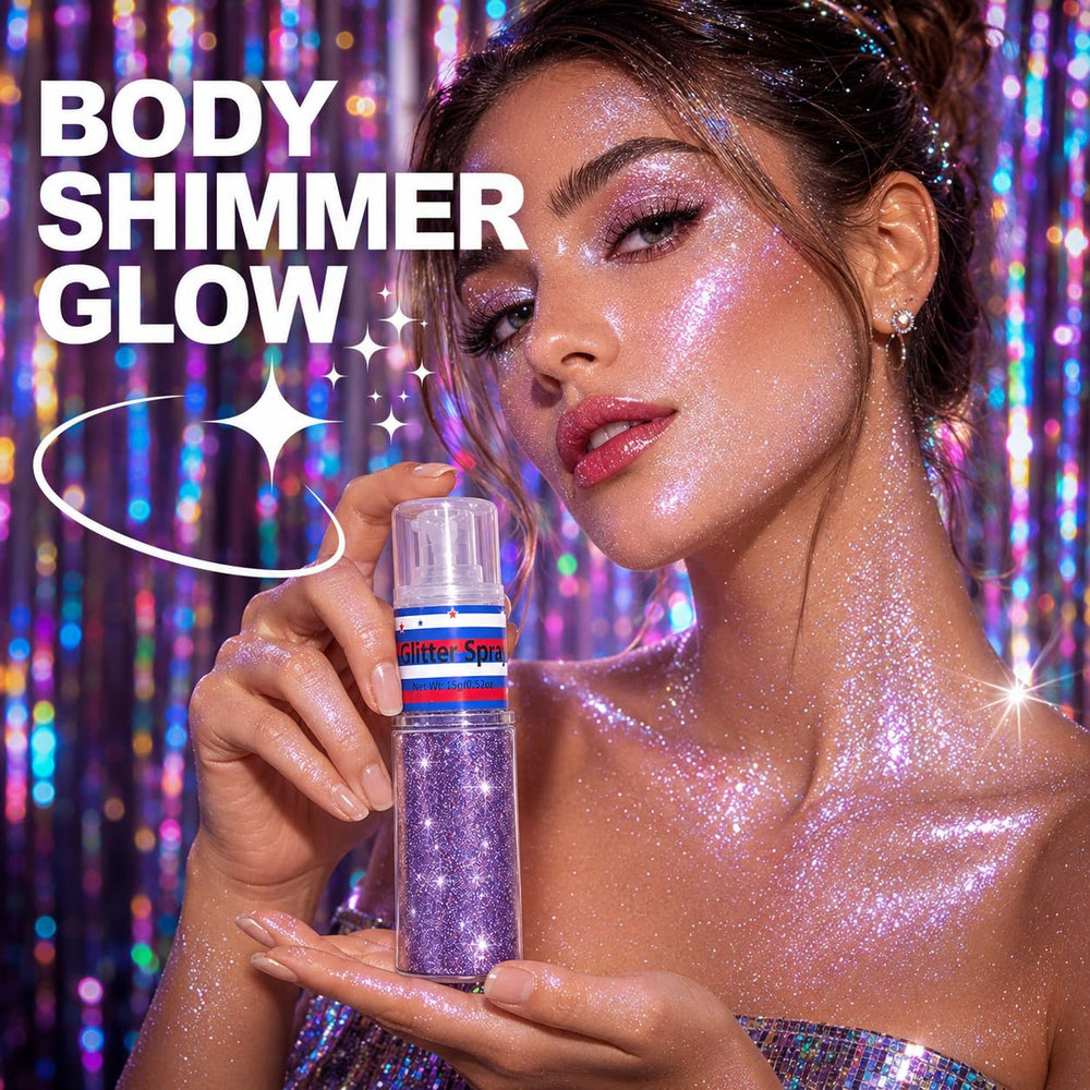 faglowmify close-up mist spray demonstrating even application benefit