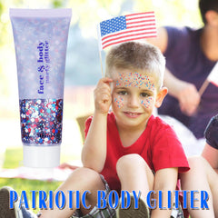 faglowmify close-up gel texture highlighting glitter blend and smooth spreadability