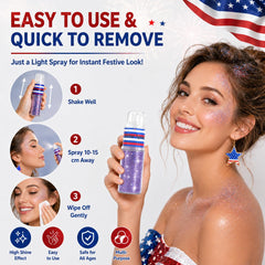 faglowmify washout demonstration showing easy removal with soap benefit