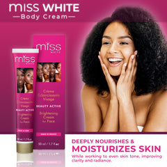 FAIR & WHITE cream texture close-up highlighting smooth hydrating finish