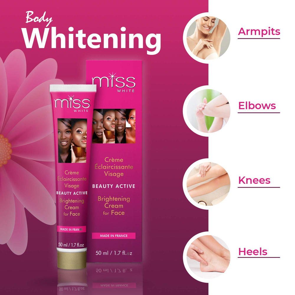 FAIR & WHITE jar beside ruler for 50 ml size and travel convenience