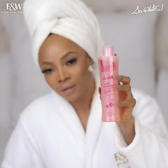 FAIR & WHITE visual of almond and vitamin E representing nourishing formula