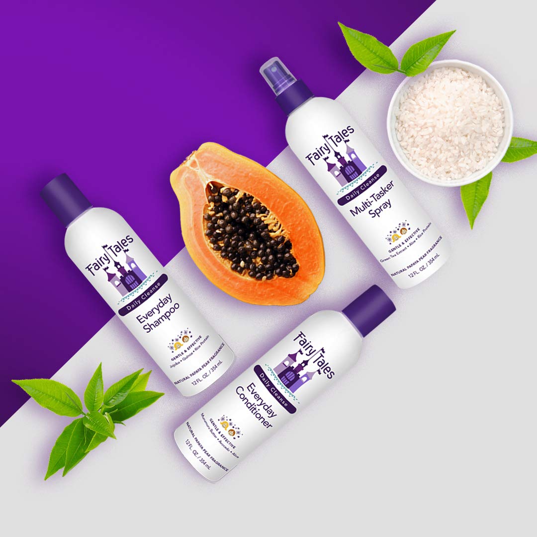 Fairy Tales nutrition panel and 12 oz size showing transparent ingredient information benefit