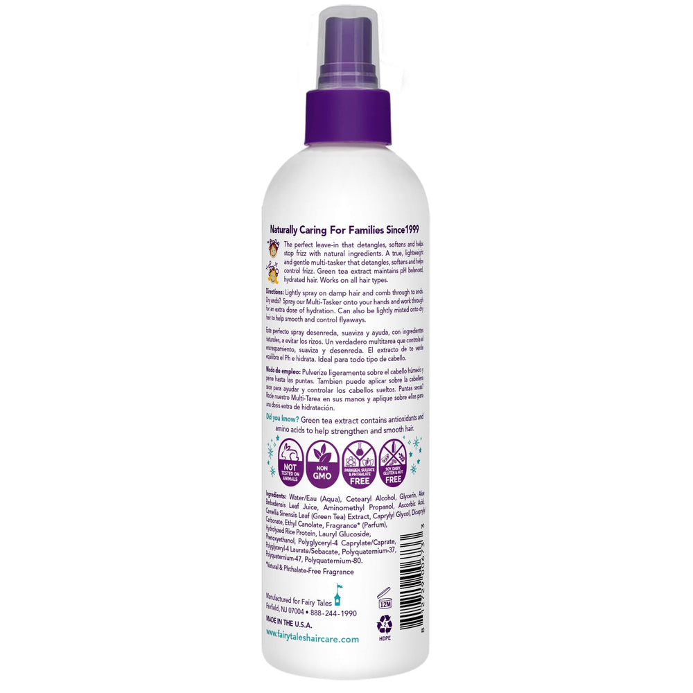 Fairy Tales leave-in mist texture demonstrating lightweight hydration