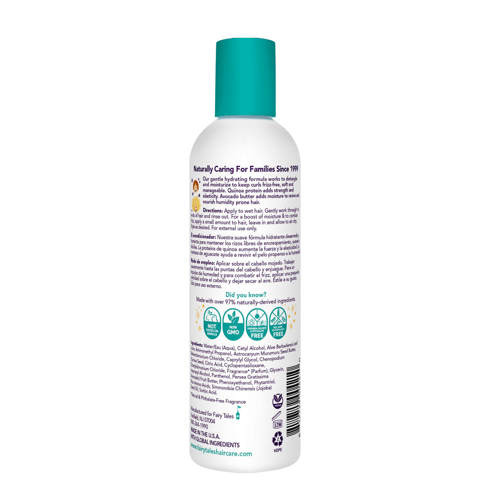 Fairy Tales close-up of conditioner texture highlighting creamy, hydrating consistency