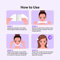 FairyFace lifestyle image of resting woman wearing mask for comfort