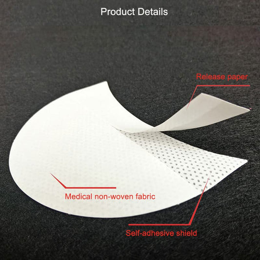Faiteary close-up texture of non-woven pad demonstrating lint-free surface benefit