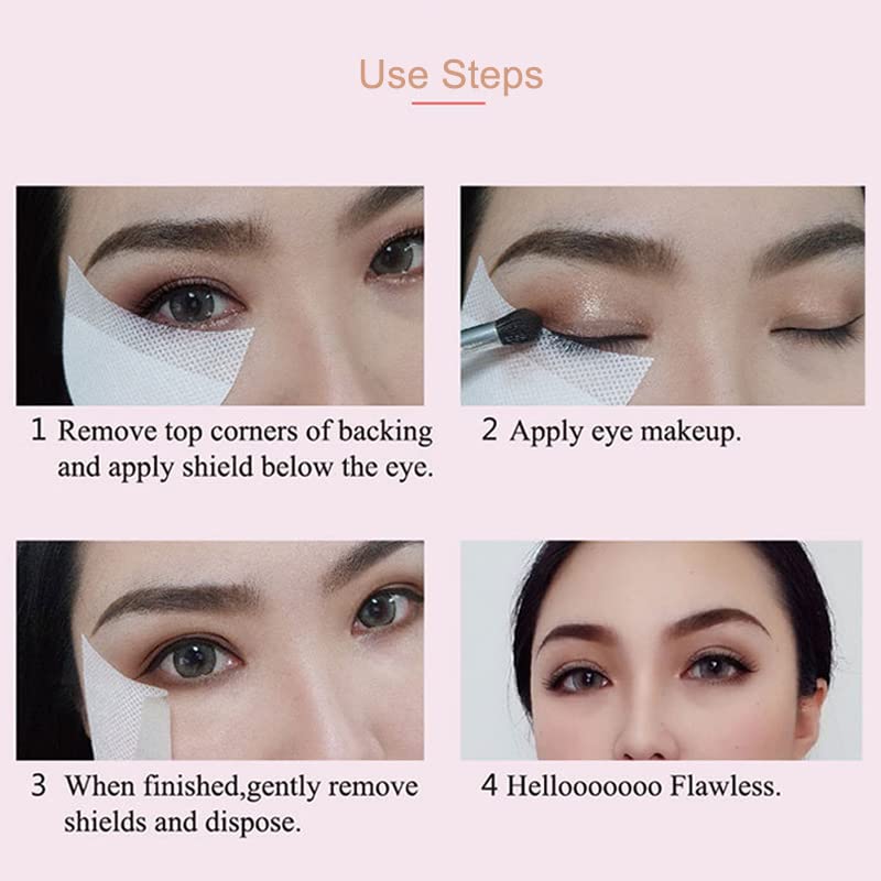 Faiteary pad shape next to a ruler showing size for proper under-eye coverage