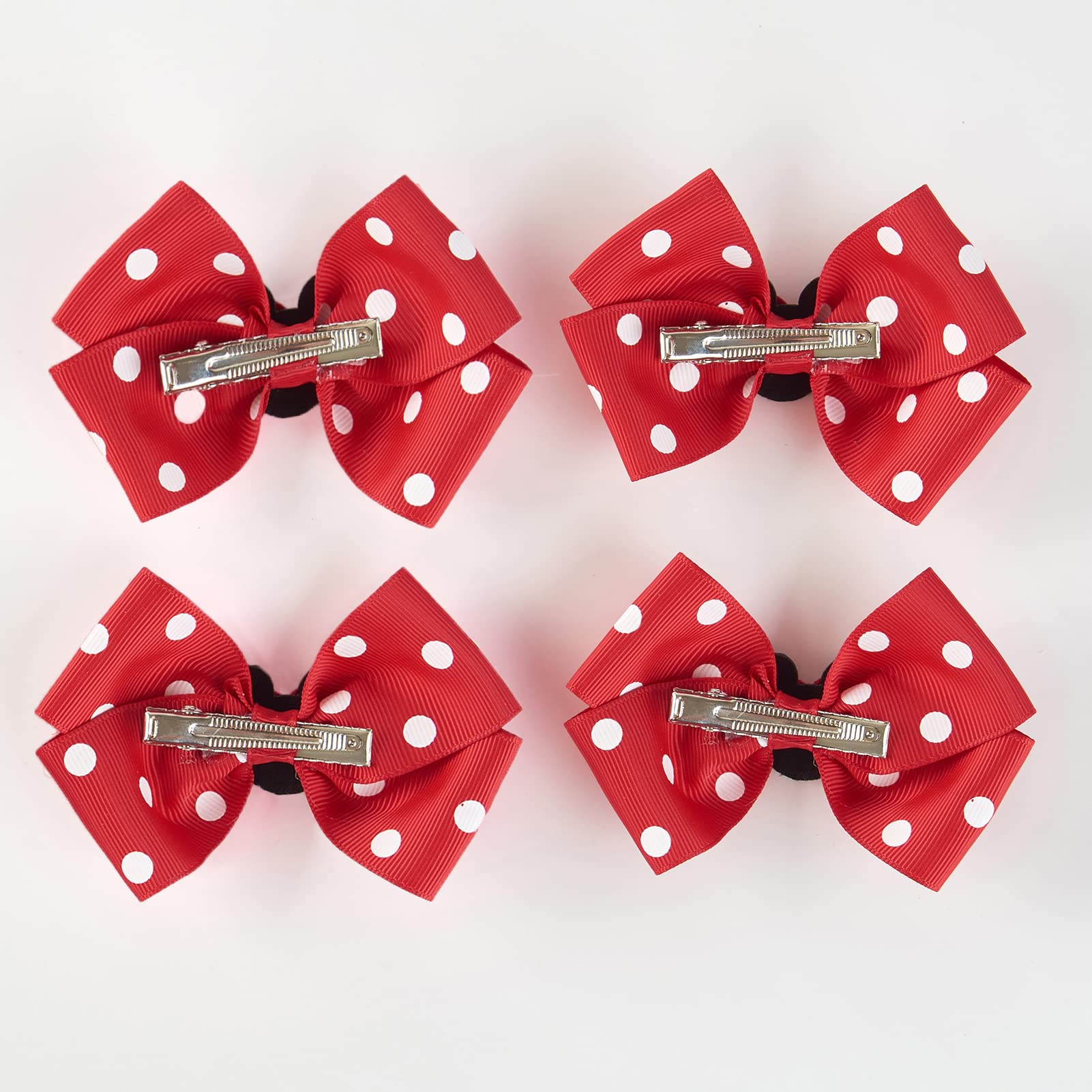 Fancheer flatlay of all four bows in packaging for gift-ready presentation