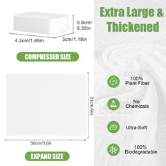 fancyou expanded towel laid flat showing full 9x12 inch cleaning surface