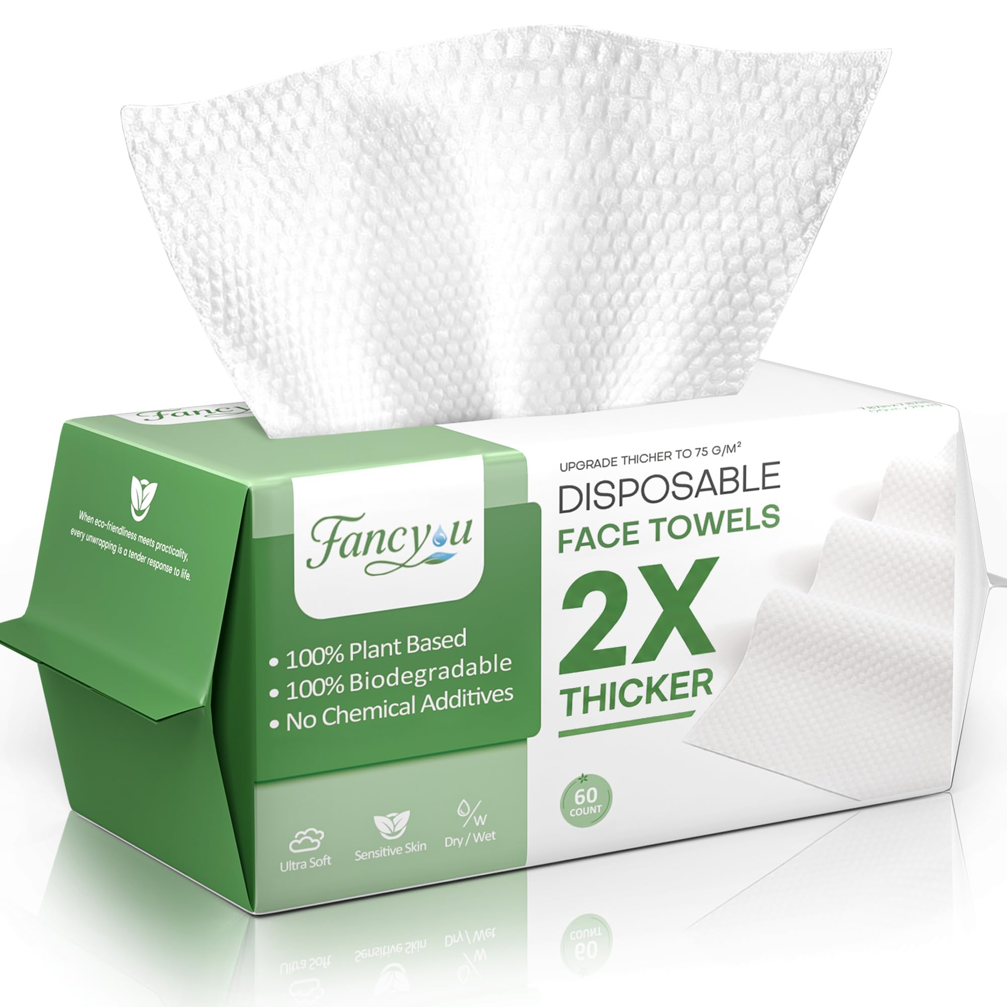 fancyou pop-up pack front view showing easy dispensing and travel convenience