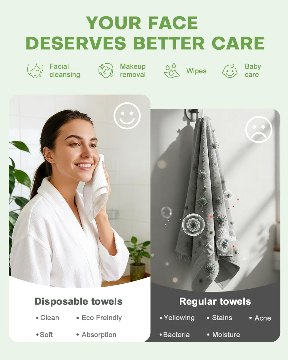 fancyou in-use removing makeup showing effective residue removal benefit