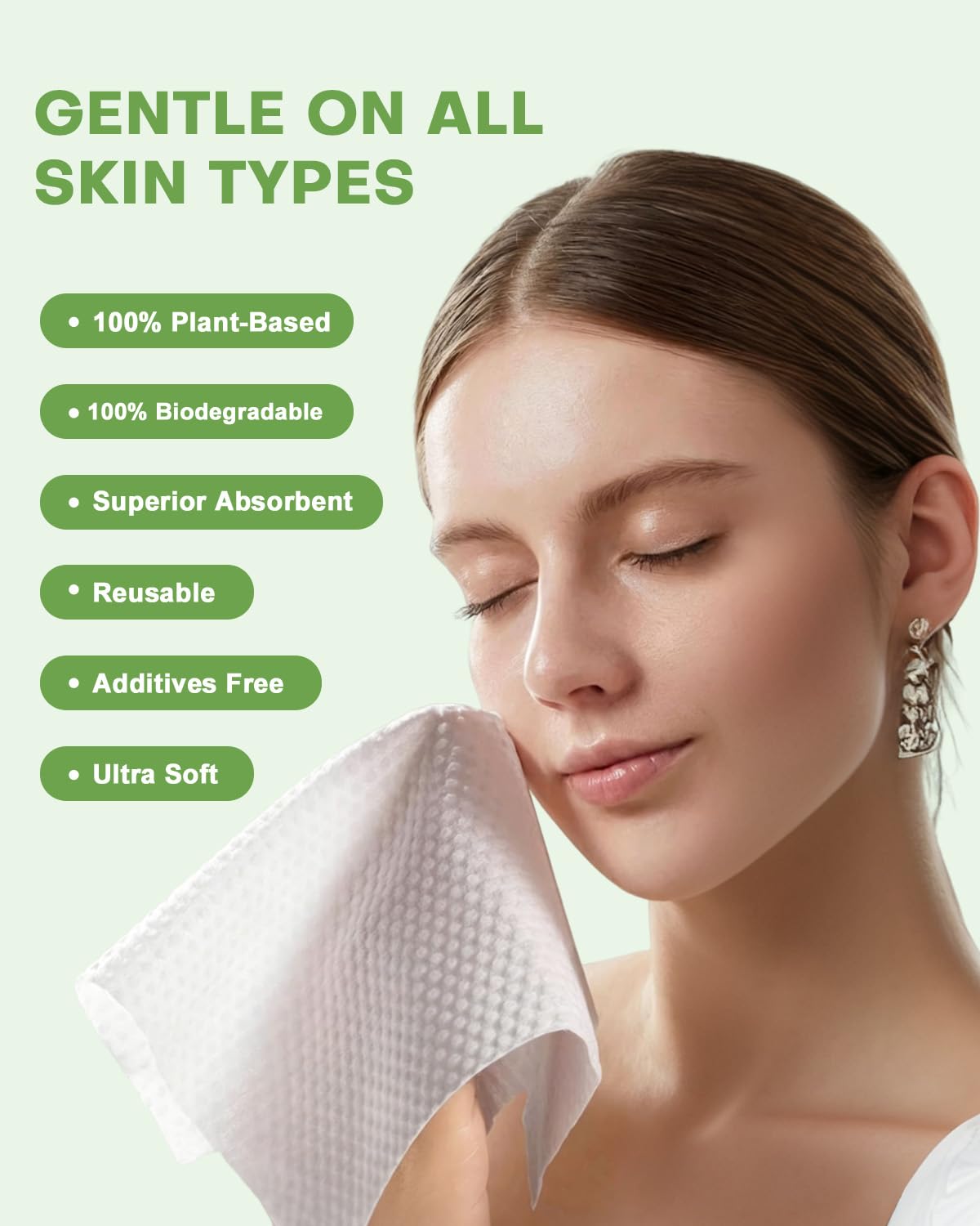 fancyou packaging label close-up listing features and skin-safe benefits