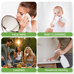 fancyou towels stored in a travel kit and purse for on-the-go hygiene