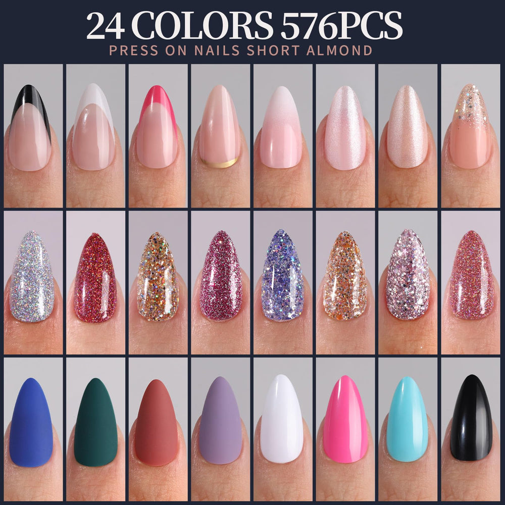 Fandamei application in progress on a hand model showing quick salon-style results