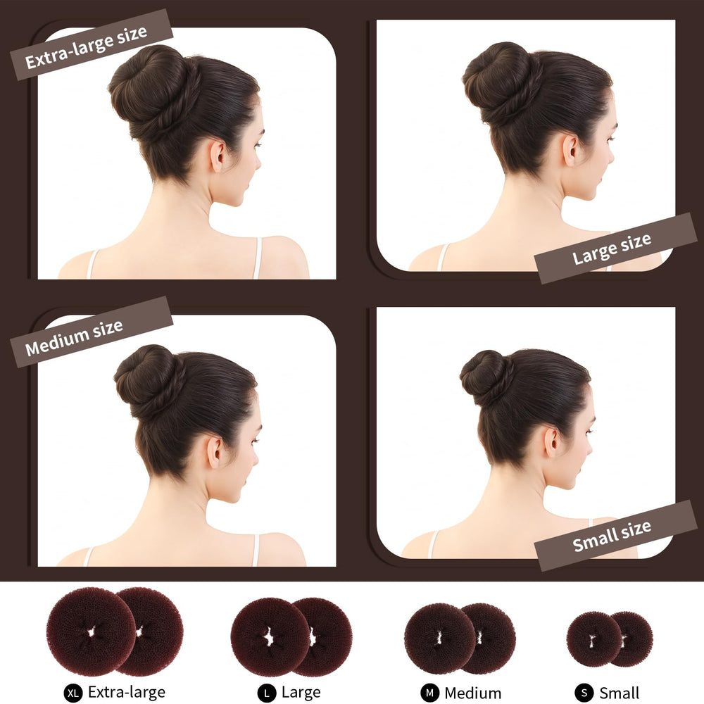 Fandamei bobby pins and elastic ties layout providing secure hold and long-lasting supplies
