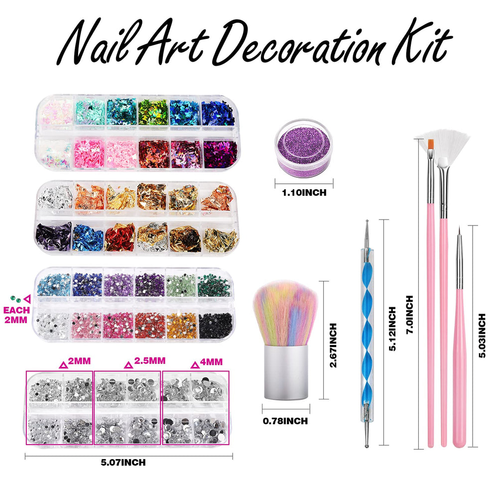 Fandamei brush and dotting tool close-up enabling precise nail strokes