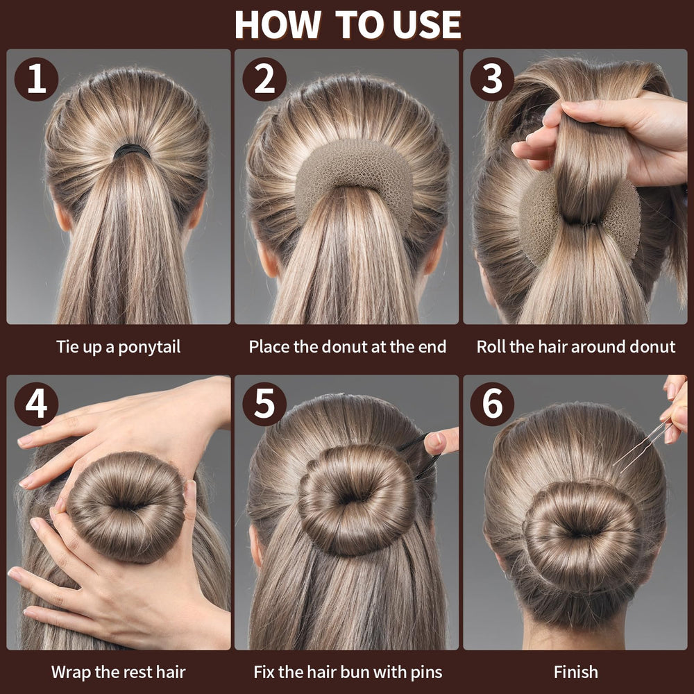 Fandamei bun in use salon-style showing polished professional finish