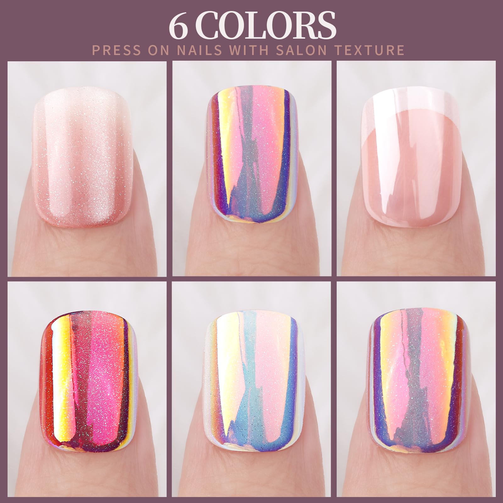 Fandamei close-up chrome cat eye nails highlighting diamond-like shimmer and depth