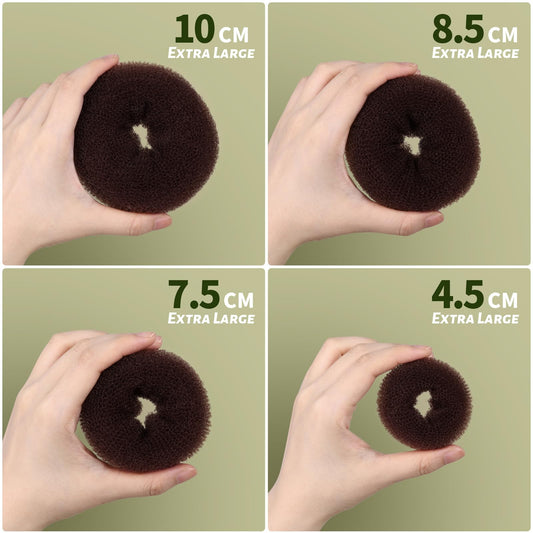 Fandamei arranged donuts showing sizes for choosing proper bun volume