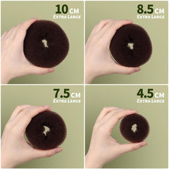 Fandamei arranged donuts showing sizes for choosing proper bun volume