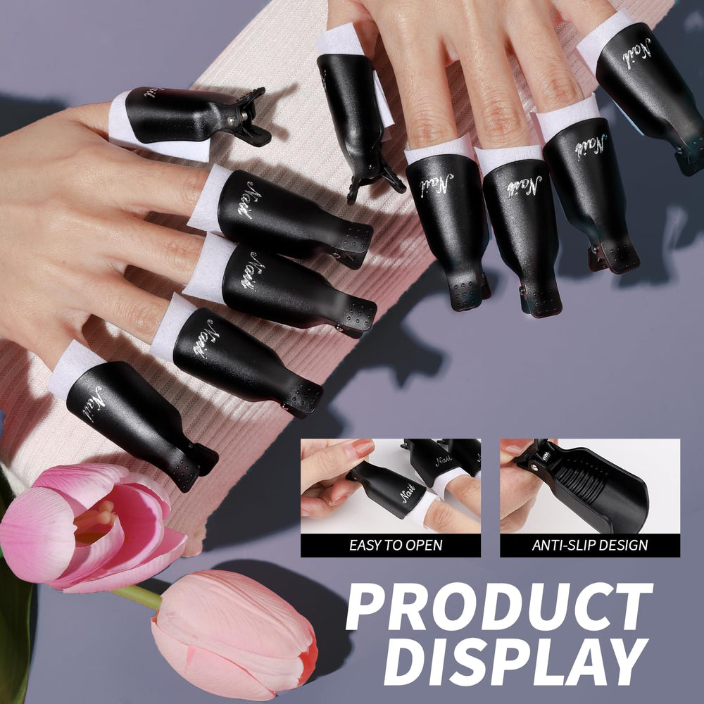 Fandamei dust brush and tools arranged in a home manicure setup