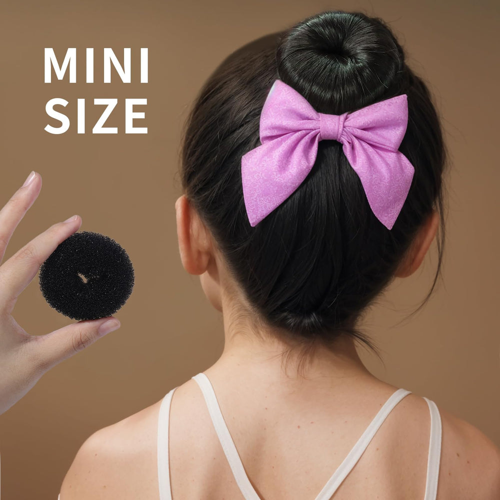 Fandamei elastics and pins neatly arranged to show secure styling tools