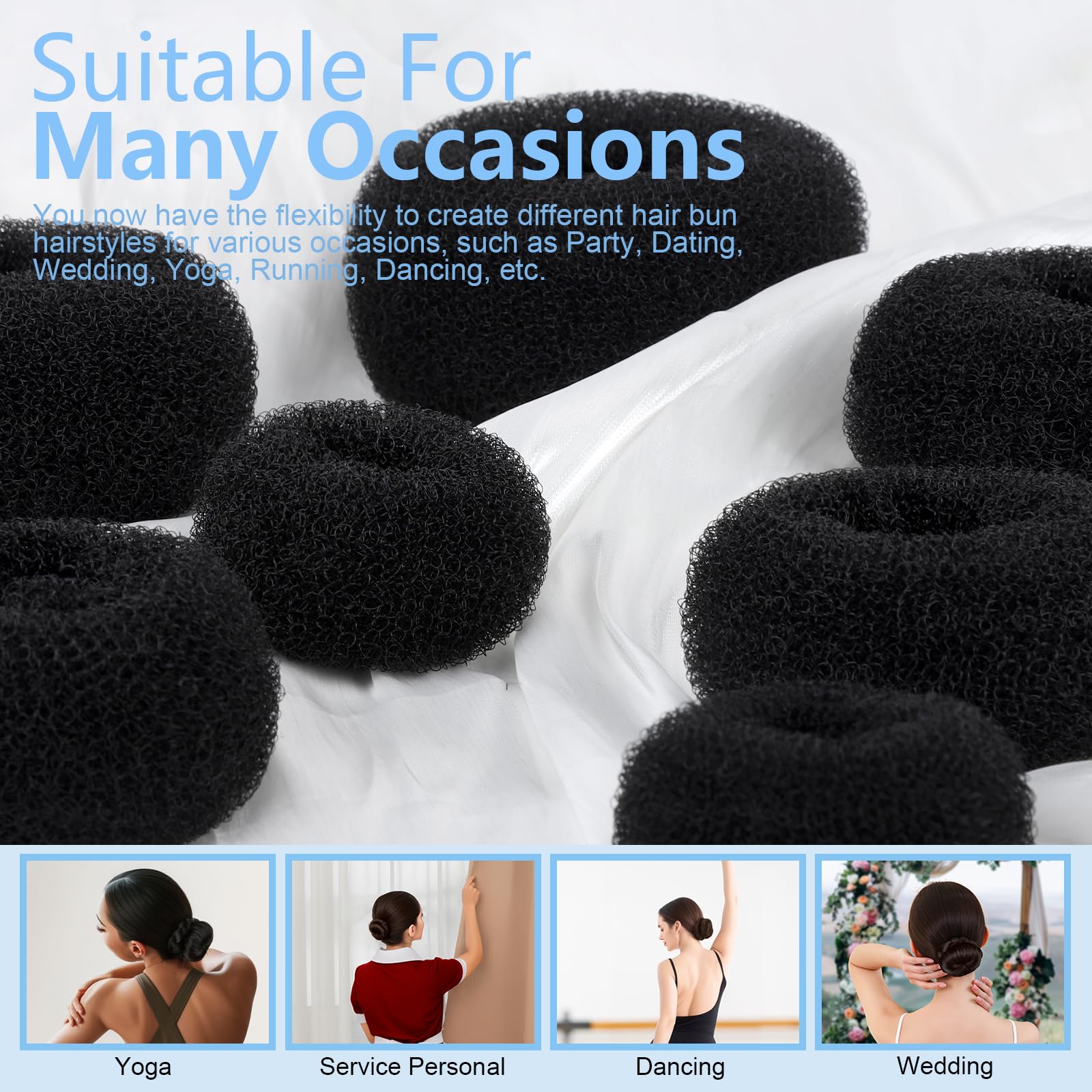 Fandamei elegant ballet bun example showing formal hairstyle control