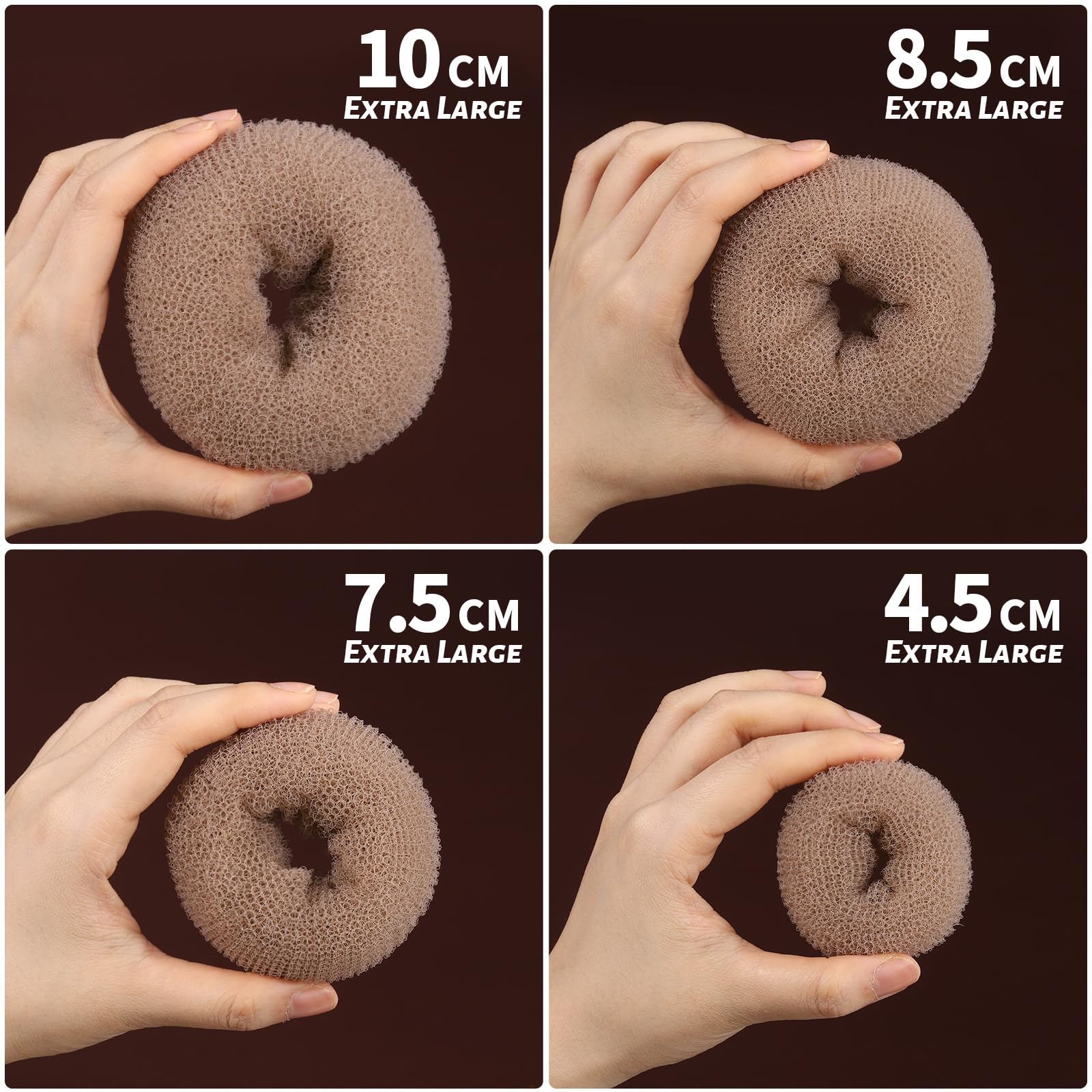 Fandamei extra-large donut close-up showing volumizing support