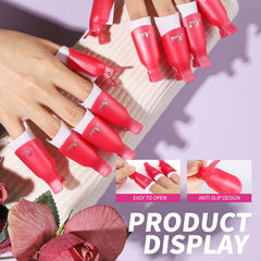 Fandamei nail file and dual-grit buffer laid out to shape and polish nails