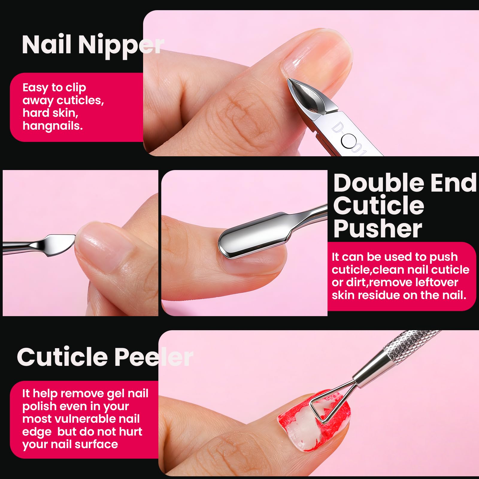 FANDAMEI nail files and buffer texture for shaping and polishing nails