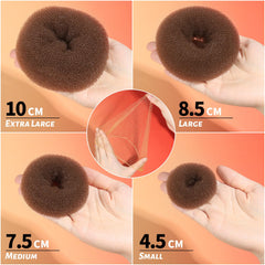 Fandamei four donut sizes arranged to show volume options and quick results
