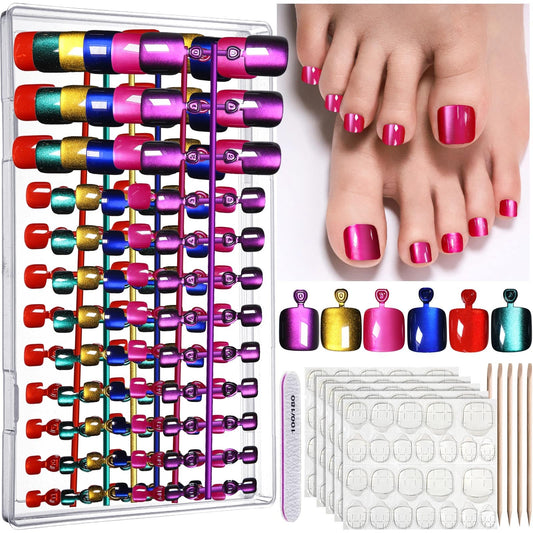Fandamei front box display showing organized nail sheets and compact case for easy travel