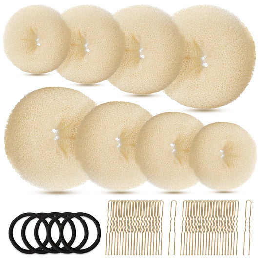 Fandamei front packaging showing gold bun makers and accessories for quick styling