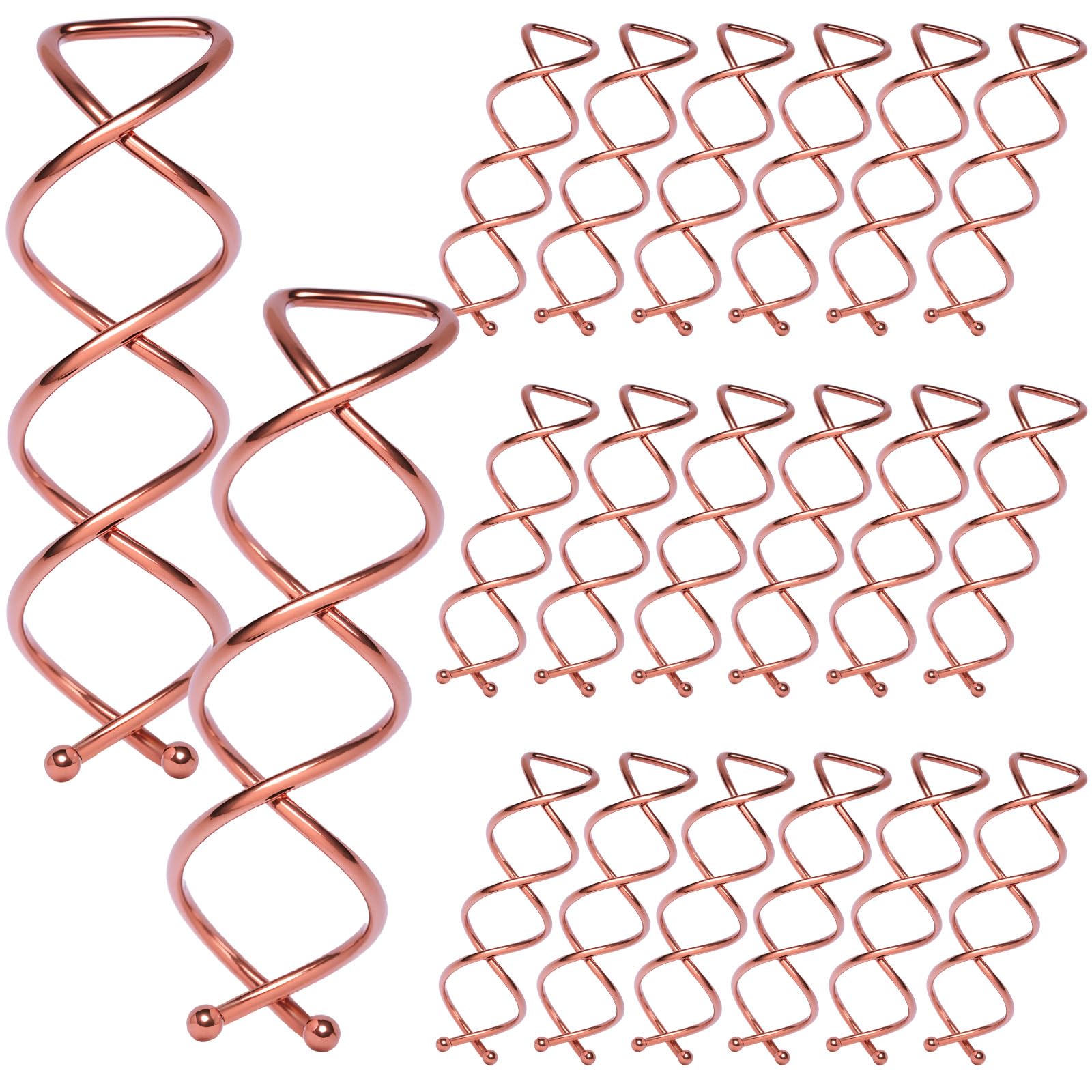 Fandamei front packaging showing 20 gold spiral pins, organized for travel and storage
