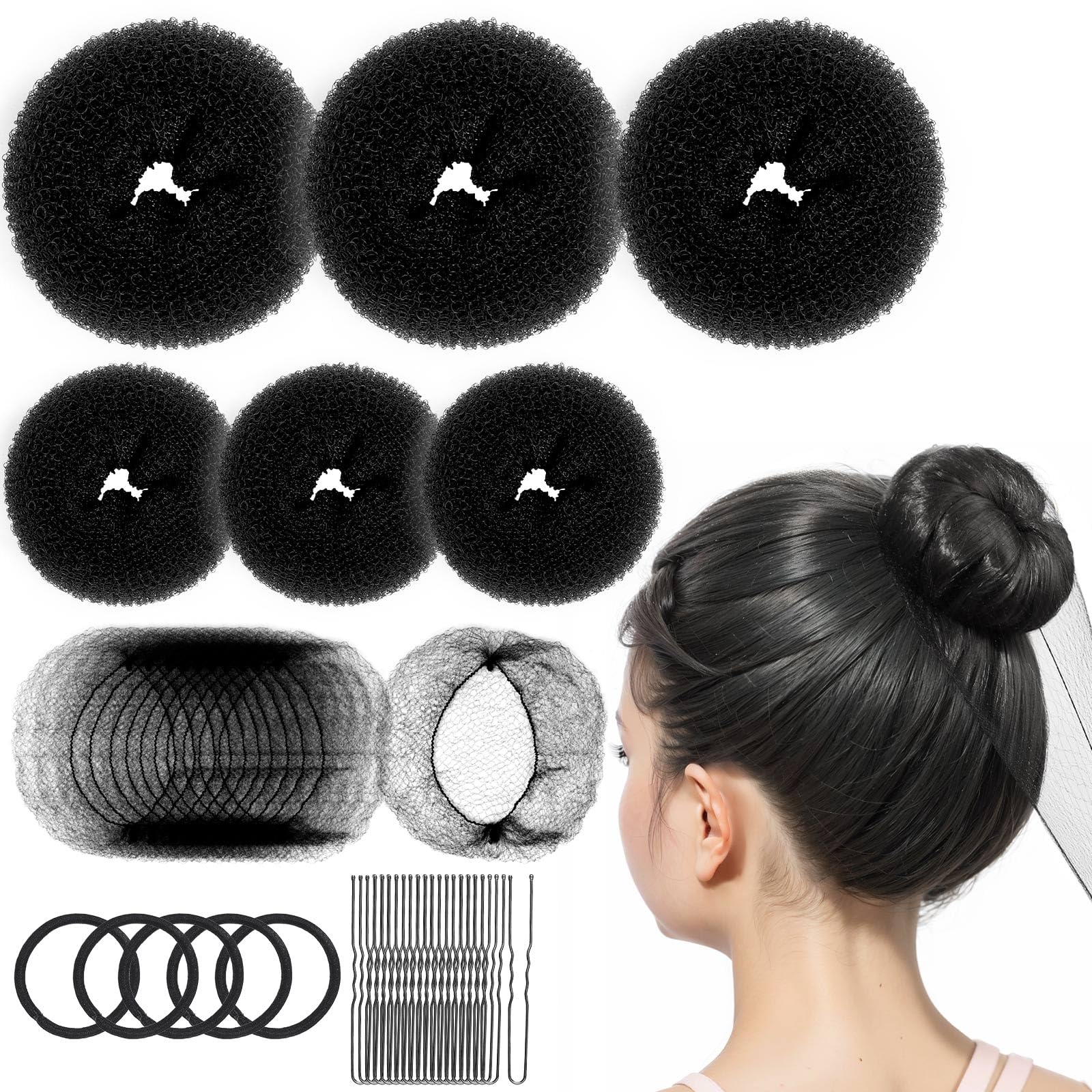 Fandamei front packaging of kids bun kit showing complete set and convenience