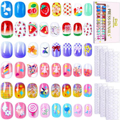 Fandamei front packaging showing full kids nail kit and travel case benefit