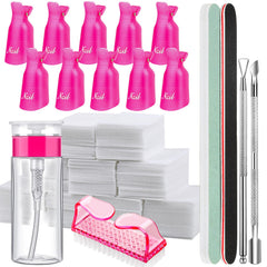 FANDAMEI kit front view showing complete tool set for quick at-home gel removal