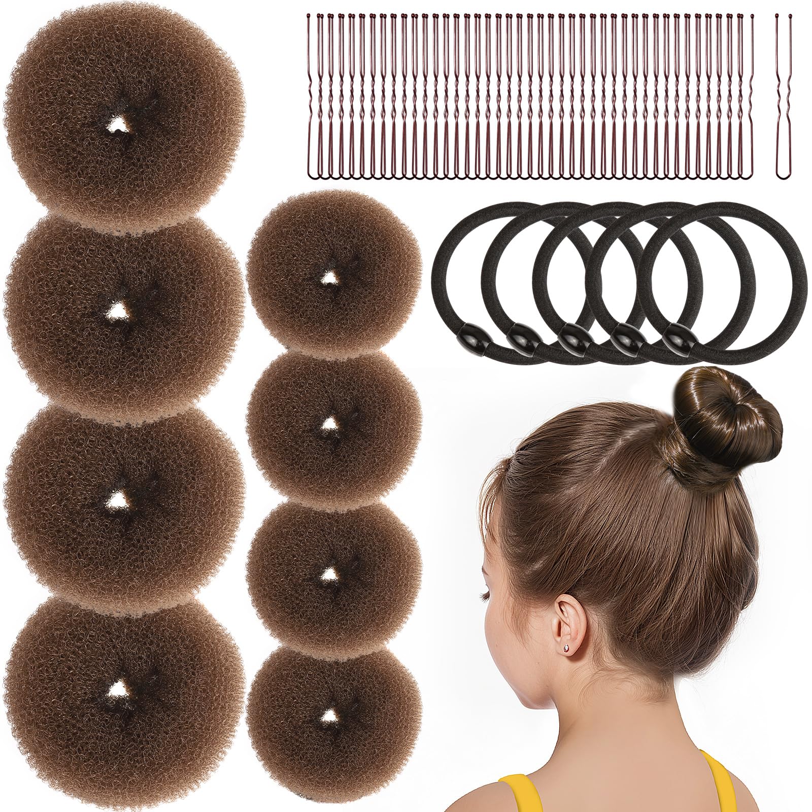 Fandamei front packaging showing full bun maker kit and easy styling benefit