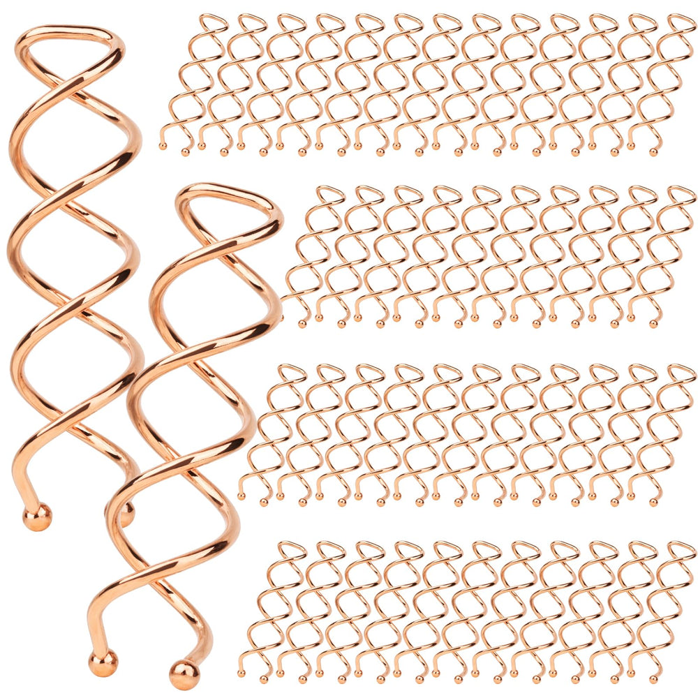 Fandamei front packaging showing 50 rose gold pins, ready for styling